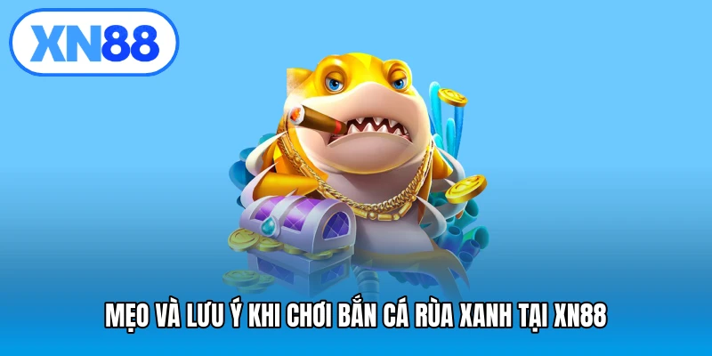 Mẹo và lưu ý khi chơi bắn cá rùa xanh tại XN88